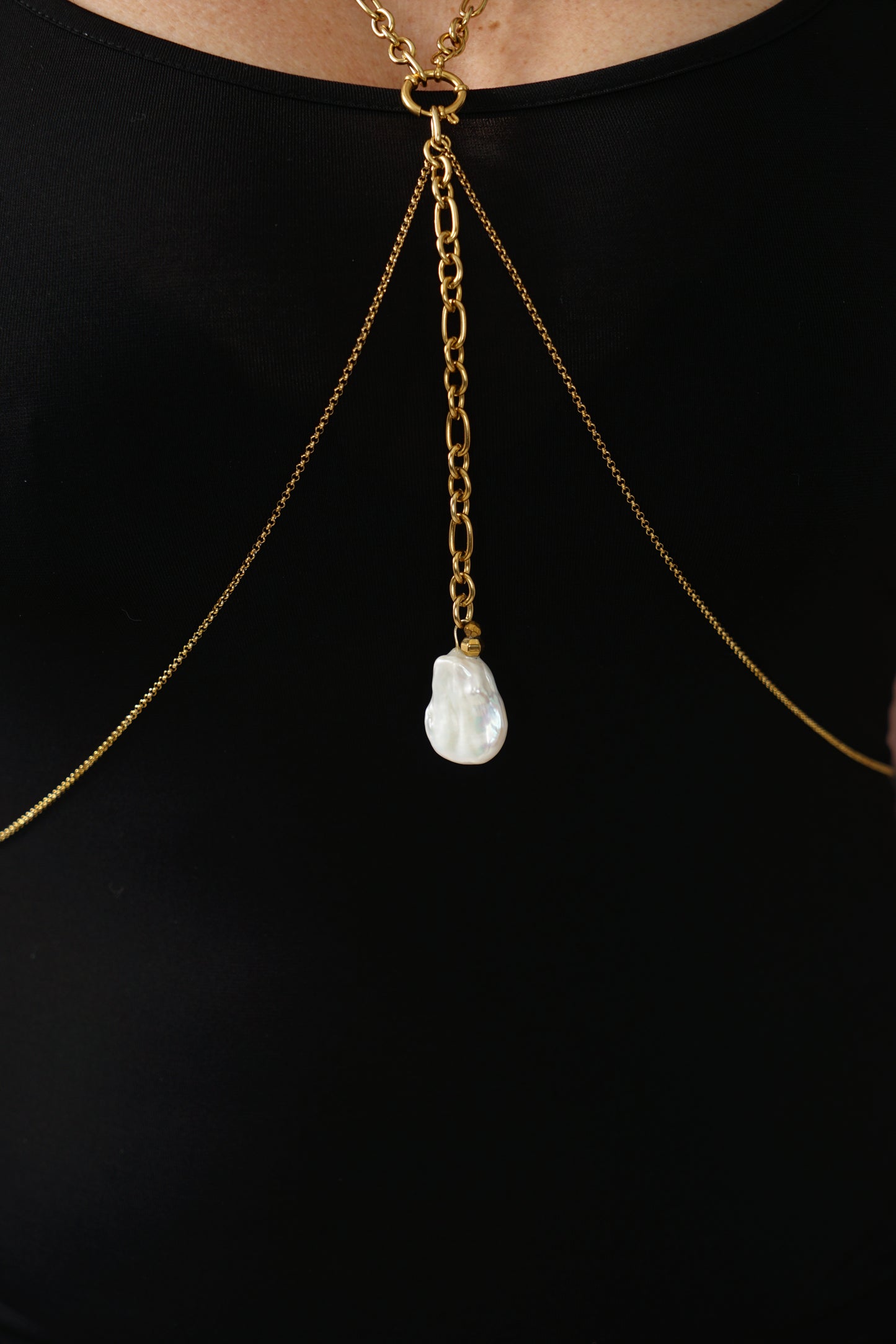 Bijou de corps perle de culture "baroque"