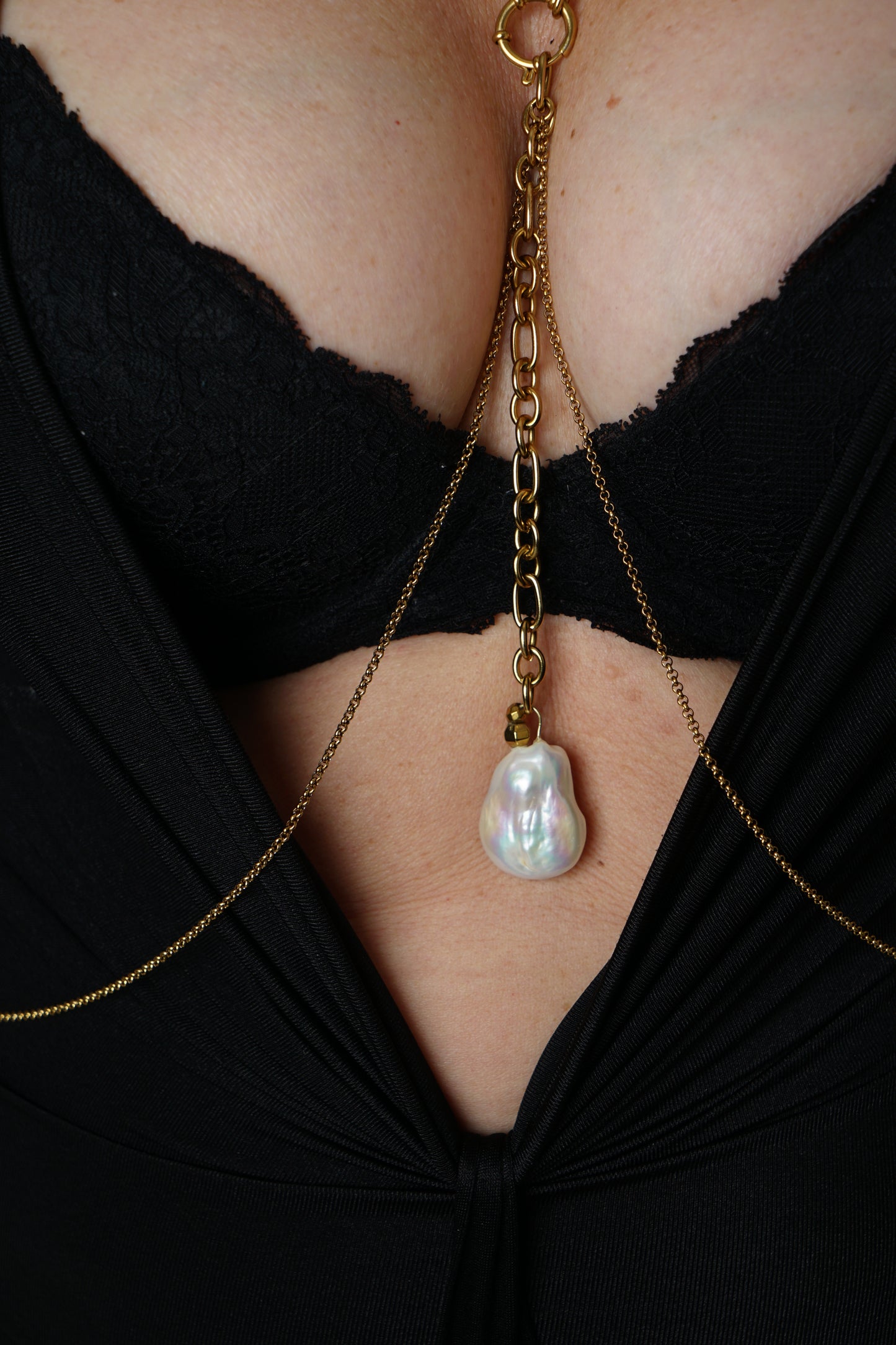 Bijou de corps perle de culture "baroque"