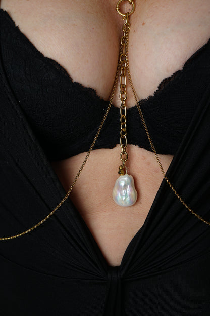 Bijou de corps perle de culture "baroque"