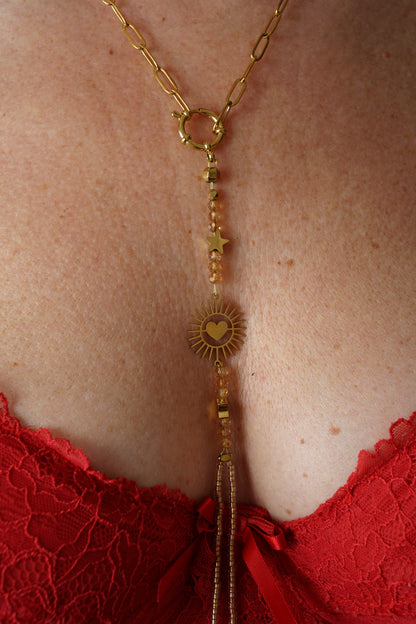 Bijou de corps soleil doré
