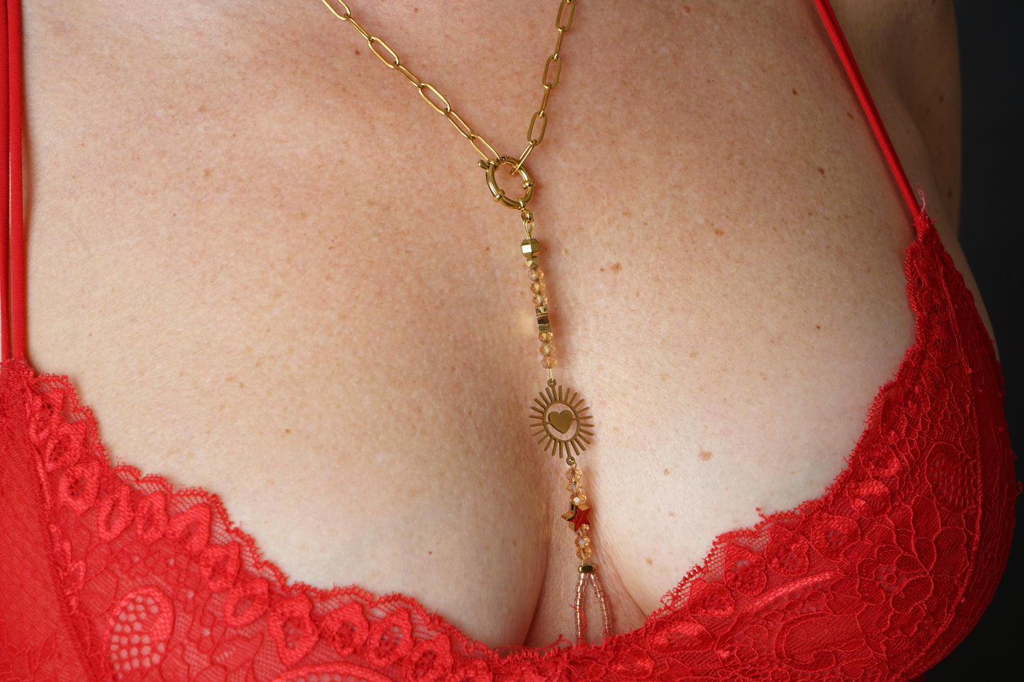 Bijou de corps soleil doré