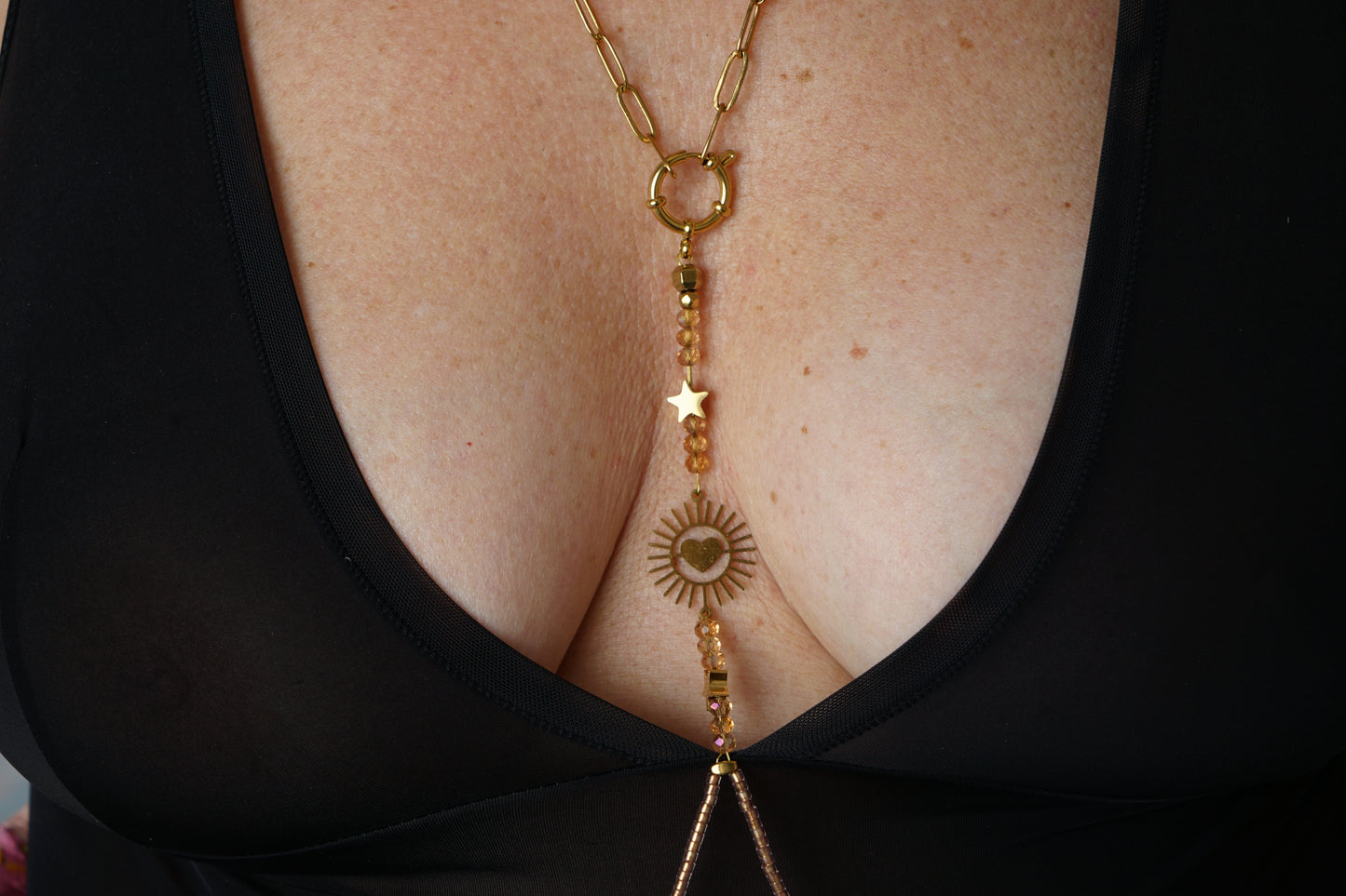 Bijou de corps soleil doré